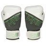 Luva de Boxe Muay Thai Profissional Couro MKS Icon Branco e Cinza 14 Oz - 4