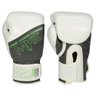 Luva de Boxe Muay Thai Profissional Couro MKS Icon Branco e Cinza 14 Oz - 5