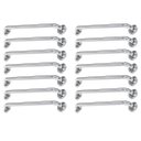 Ver imagem 1 de Alça de Apoio Barra 40cm Inox Kit 14 Unidades Deficiente Cadeirante Idoso Banheiro Box Suporte Acess
