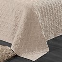 Ver imagem 4 de Kit Cobre Leito Desirée Casal Bordado Micropercal 3Pçs Cáqui