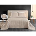 Ver imagem 1 de Kit Cobre Leito Desirée Casal Bordado Micropercal 3Pçs Cáqui