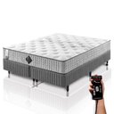 Ver imagem 1 de Colchão King Latex Foam de Látex Pocket Qgel Plus com Cobre - Box e Kit Zen - Super 193x203cm