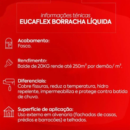 Borracha Liquida Eucatex 20kg Elephant Eucaflex - 3