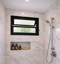 Ver imagem 1 de Vitro Basculante de Alumínio Preto 40x40 Linha 25