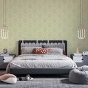 Ver imagem 1 de Papel de Parede Arabesco Amarelo Suave Gh Papel de Parede 2,2m