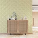 Ver imagem 2 de Papel de Parede Arabesco Amarelo Suave Gh Papel de Parede 2,2m