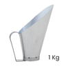 Concha Medidor para Cereais Ração Aço Galvanizado 1kg (1000 Gramas) - Gudim - 2