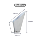 Ver imagem 3 de Concha Medidor para Cereais Ração Aço Galvanizado 1kg (1000 Gramas) - Gudim