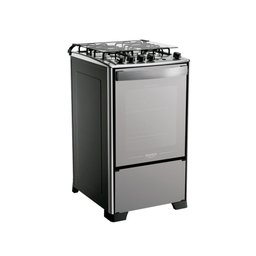 Fogão 4 Bocas Espelhado com Mesa Inox Dako Magister Inox Style Bivolt - 2