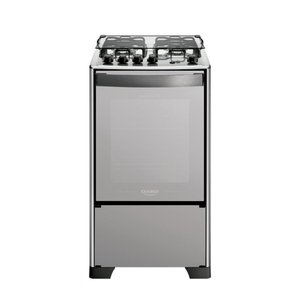 Fogão 4 Bocas Espelhado com Mesa Inox Dako Magister Inox Style Bivolt