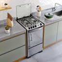 Ver imagem 6 de Fogão 4 Bocas Espelhado com Mesa Inox Dako Magister Inox Style Bivolt