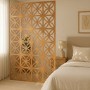 Ver imagem 1 de Kit 24 Divisórias de Ambiente Vazadas em Mdf Painel Modular 3d Freijó