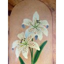 Ver imagem 3 de Elegância Floral Atemporal: Quadro Decorativo "lírio" com Moldura Dourada