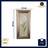 Elegância Floral Atemporal: Quadro Decorativo "lírio" com Moldura Dourada - 5