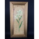 Ver imagem 2 de Elegância Floral Atemporal: Quadro Decorativo "lírio" com Moldura Dourada