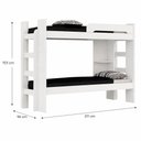 Ver imagem 3 de Beliche Safira 100% MDF com Prateleira Mais Móveis