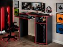 Ver imagem 1 de Mesa / Escrivaninha Gamer com Espaço para Cpu Cor Preto/vermelho