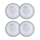 Ver imagem 5 de Conjunto 4 Pratos Fundos Zenith Porcelana 23 cm Tramontina