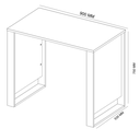 Ver imagem 3 de Escrivaninha para Computador Office Morada Demóbile:Branco
