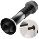 Ver imagem 1 de Conjunto Tubo de Ligação Ajustável Para Bacia Sanitária 25cm x 1.1/2" Preto | Astra