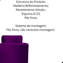 Ver imagem 2 de Puff Banquetas Athena Decorativa Veludo