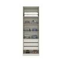Ver imagem 5 de Guarda Roupa Modulado 02 Portas 03 Gavetas Seletto Henn