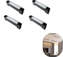 Ver imagem 1 de Kit 4 Luminária Led Difusa Linear para Trilho 10w Preto