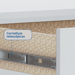 Guarda Roupa Casal Modulado com Espelho 3 Peças 8 Portas 3 Gavetas Wood  - 17