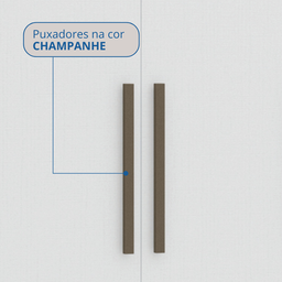 Guarda Roupa Casal Modulado com Espelho 3 Peças 8 Portas 3 Gavetas Wood  - 15