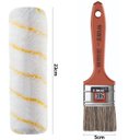 Ver imagem 5 de Caçamba Balde Pintura 10l+ Cabo Extensor 1,28m + Rolo Antirespingo 23cm + Suporte Garfo + Trincha 50
