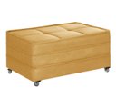 Ver imagem 1 de Puff Cama Multiuso Solteiro com Rodízios Lindecor Amarelo
