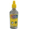 Cola Colorida com Glitter Prata Brilhante 12 Unidades Artesanato Escolar Acrilex Cola Colorida com G - 1