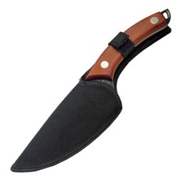 Faca Artesanal Rustica c/Bainha Linha Damasco 7 29.5cm - 3