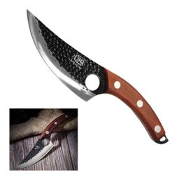 Faca Artesanal Rustica c/Bainha Linha Damasco 7 29.5cm - 2