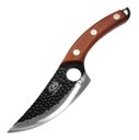Ver imagem 1 de Faca Artesanal Rustica c/Bainha Linha Damasco 7 29.5cm