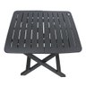 Mesa Quadrada Dobrável Preta - 3