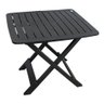 Mesa Quadrada Dobrável Preta - 1