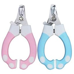 Alicate para Cortar Unha Cães e Gatos Com Mola Inox Pet ninho ALICATE PARA CÃES E GATOS Azul - 2