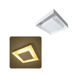 Luminária Plafon Sobrepor 40x40 E27 Luz Indireta - 2 Luminária Plafon Sobrepor 40x40 E27 Luz Indireta - 2