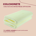 Ver imagem 4 de Colchonete Solteiro Orthocrin Casca de Ovo Antiestresse 88x188x5 Massageador