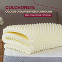 Ver imagem 3 de Colchonete Solteiro Orthocrin Casca de Ovo Antiestresse 88x188x5 Massageador