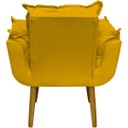 Ver imagem 3 de Kit 2 Poltronas Decorativas Reforçada para Sala Alice para Recepção Manicure Escritório Suede
