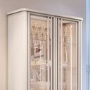 Ver imagem 5 de Cristaleira de Vidro com Led e Espelho Lucie Off White H01 - D’Rossi