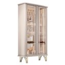 Ver imagem 7 de Cristaleira de Vidro com Led e Espelho Lucie Off White H01 - D’Rossi