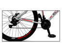 Ver imagem 3 de Bicicleta Mountain Bike Velox Aro 29 Freio Disco 21v Ello Cor:branco/vermelho