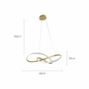 Ver imagem 3 de Lustres Pendente Ties Moderno Led Integrado Luminária Teto