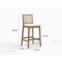 Ver imagem 3 de Kit 2 Banquetas Sila 