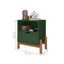 Ver imagem 3 de Mesa de Cabeceira Nice Verde Oliva
