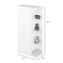 Ver imagem 5 de Quarto de Bebê Completo com 1 Berço Cama 1 Roupeiro 1 Cômoda Sol Branco