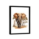 Ver imagem 1 de Quadro Elefante Aquarela -- Br Artes